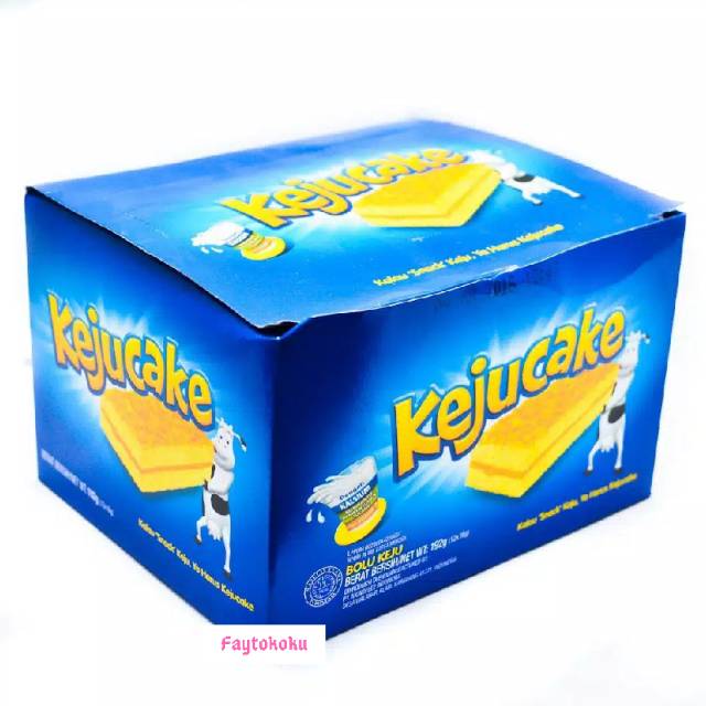

Kraft keju cake box isi 12 bungkus