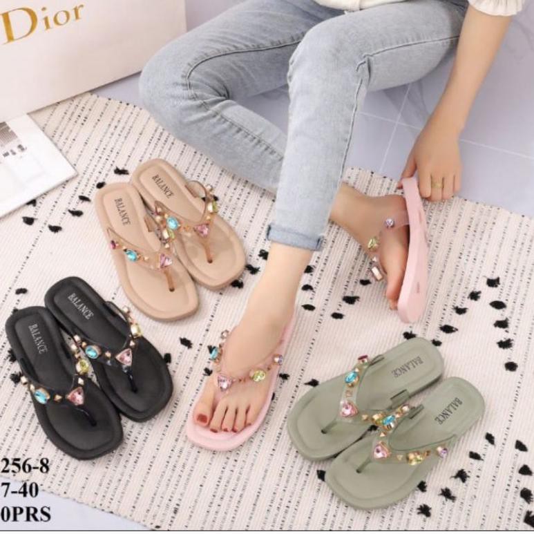 Sale TZAWH 10.10 Sandal Selop Wanita Jelly sandal kerut karet jelly 54 ✸Best Terlaris
