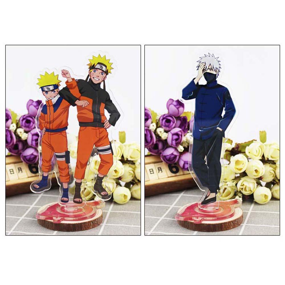 Lanfy Naruto Model Mainan Itachi Gaara Uzumaki Action Figure Sakura Kakashi Anime Jepang Desktop Standing Kartu