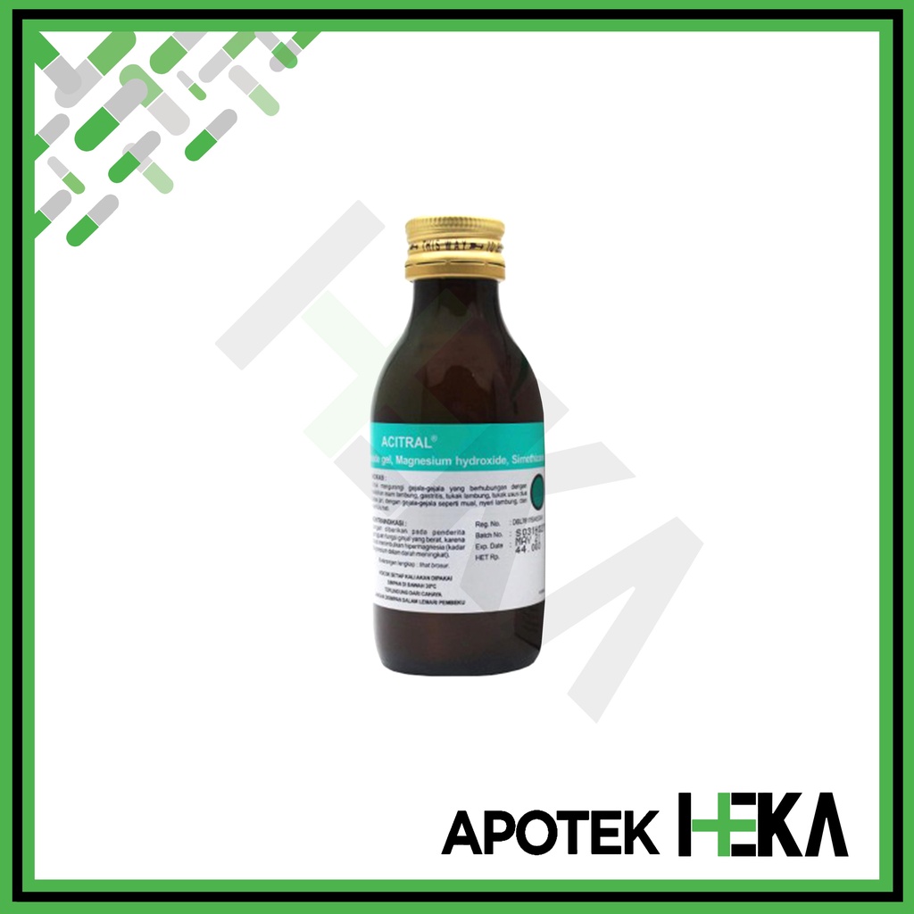 Acitral Liquid 120 ml - Sirup Mengatasi Asam Lambung (SEMARANG)