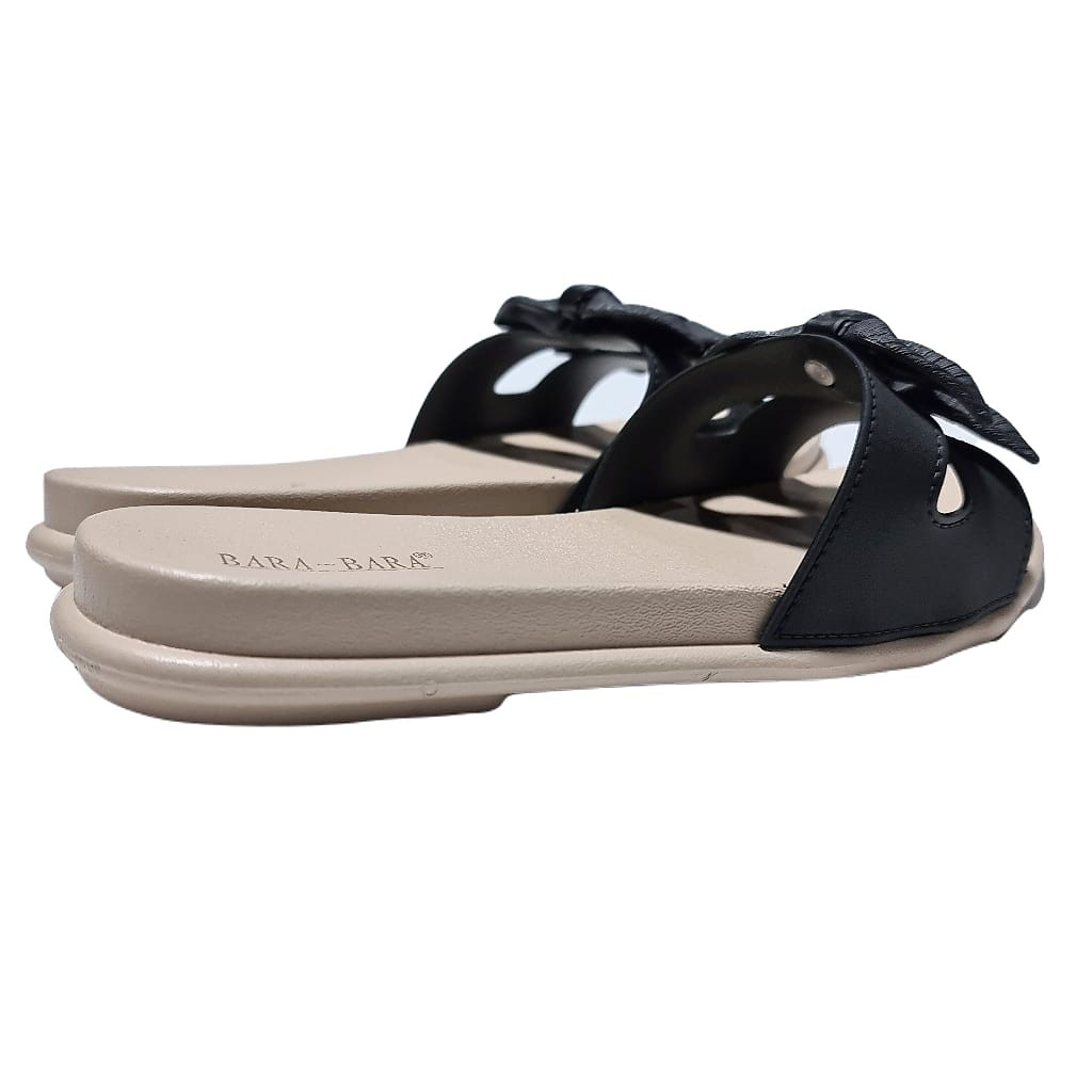 sandal jelly bara bara import sendal wanita karet pita barabara cewek JSL909V-3BW