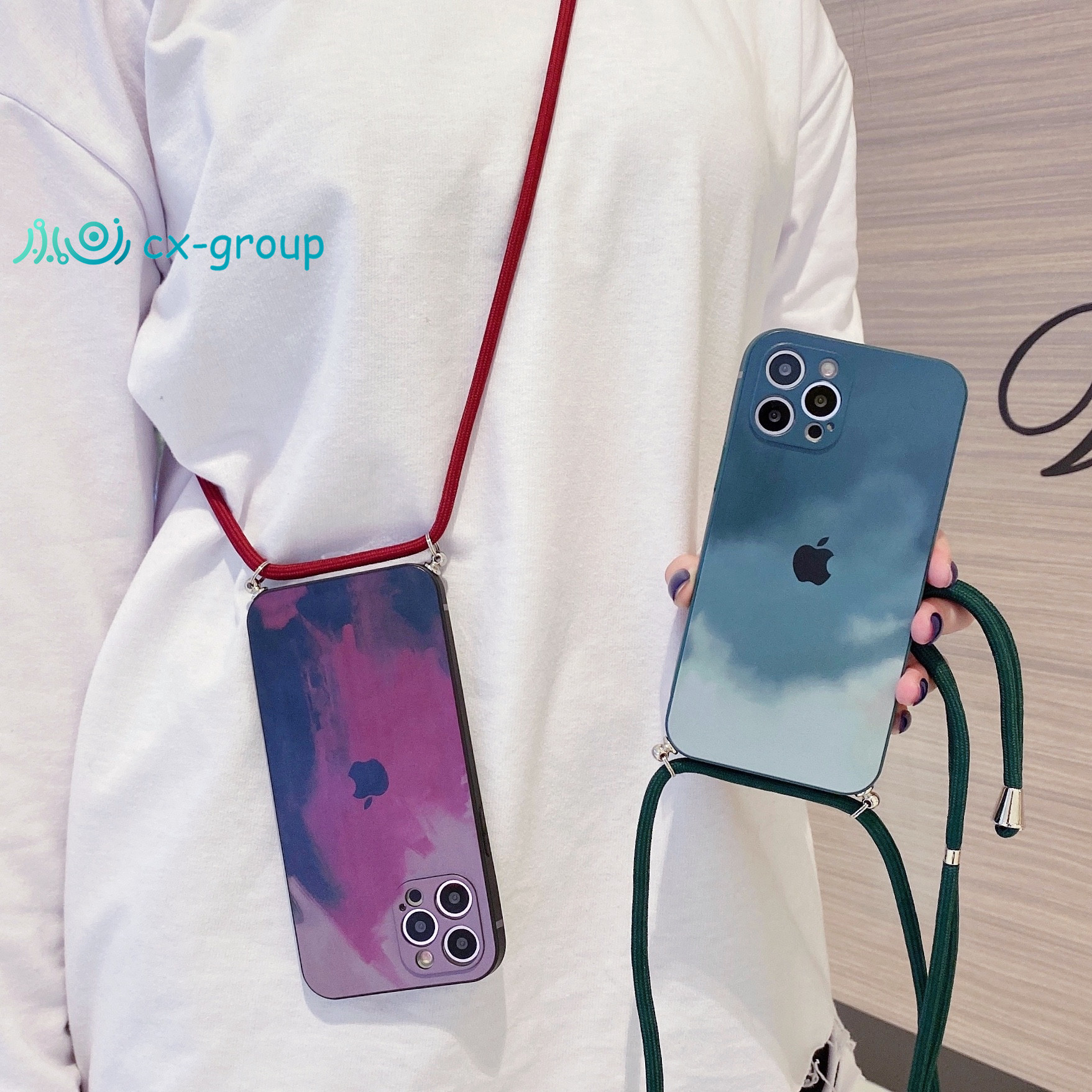 ã€cat airã€'Soft Case Silikon Tali Rantai Le   her Lanyard Untuk