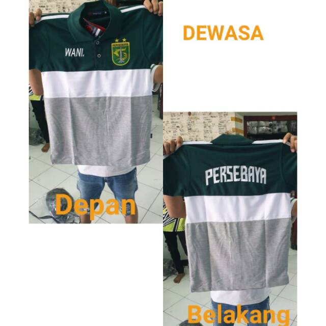 Kaos polo persebaya