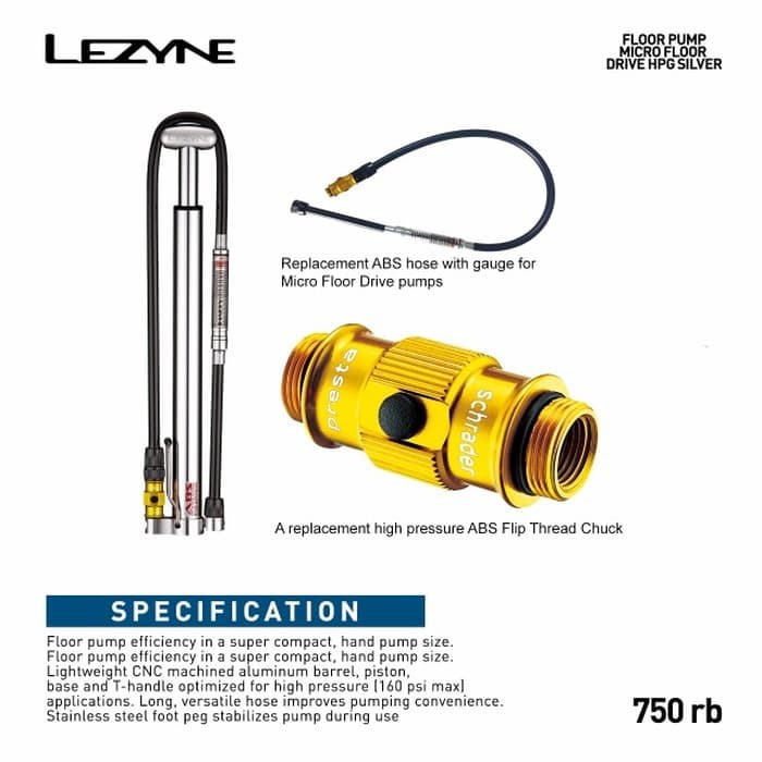 lezyne high pressure pump