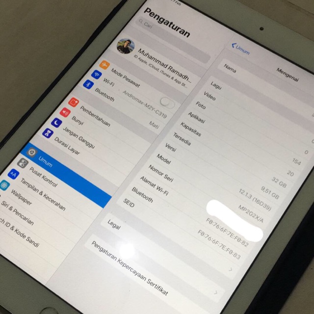 IPAD 5 SILVER 32 GB WIFI ONLY