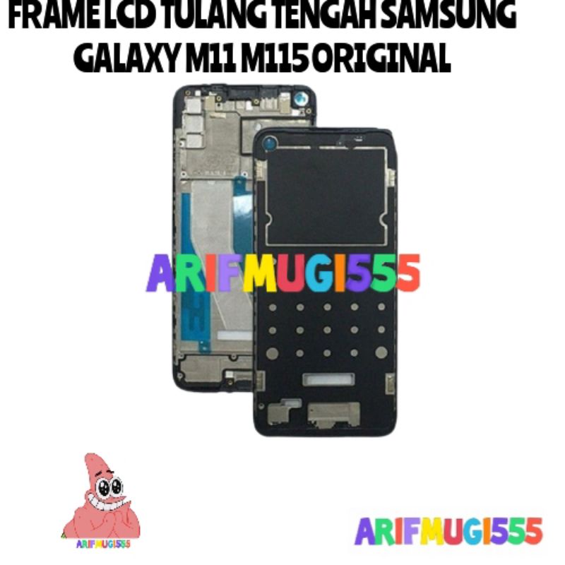 FRAME LCD TULANG LCD TATAKAN LCD BAZZEL BEZEL SAMSUNG GALAXY M11 M115 ORIGINAL