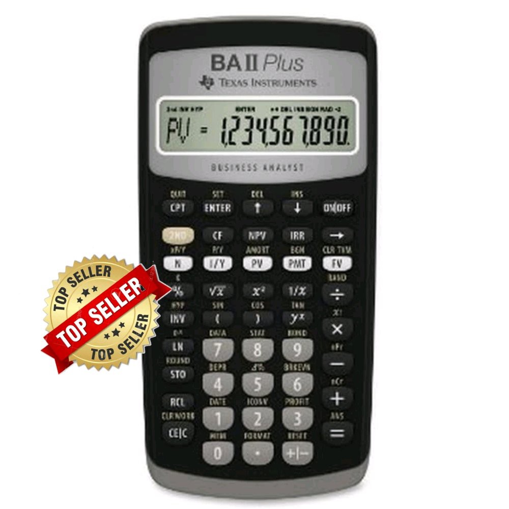 

kalkulator Texas Instruments BA II Plus Standard calculator penghitung akurat bagus terjamin Diskon