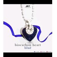 kalung pendant heart blue MCI