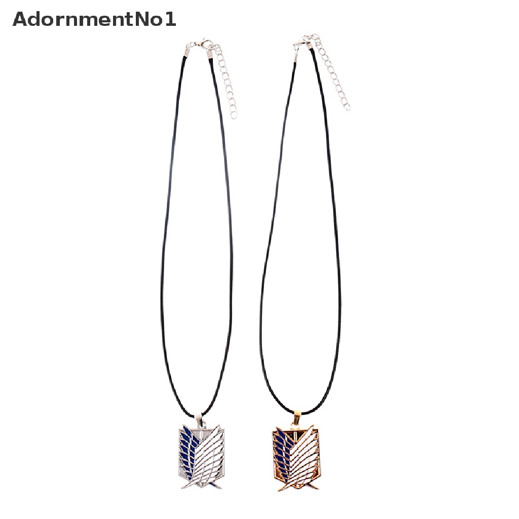 (AdornmentNo1) Kalung Rantai Dengan Liontin Sayap Attack On Titan Freedom Investigrasi