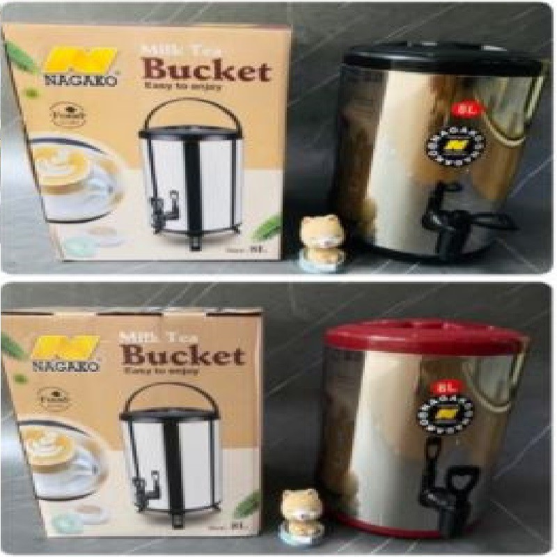 Termos Air/ Milk Tea Bucket Termos Dispenser 10 Liter stainless Bisa Air Panas/Dingin/Es