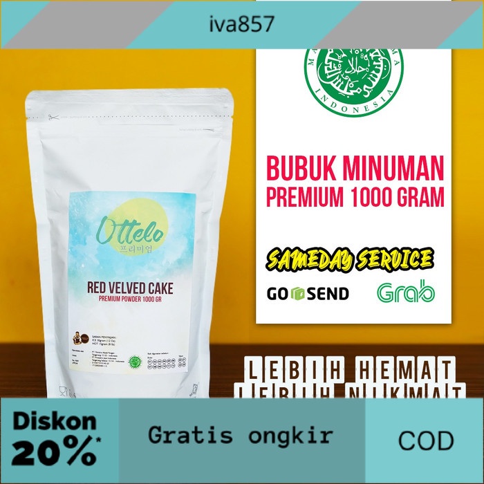 

PROMO Ottelo red velvet powder 1 kg GRATIS ONGKIR