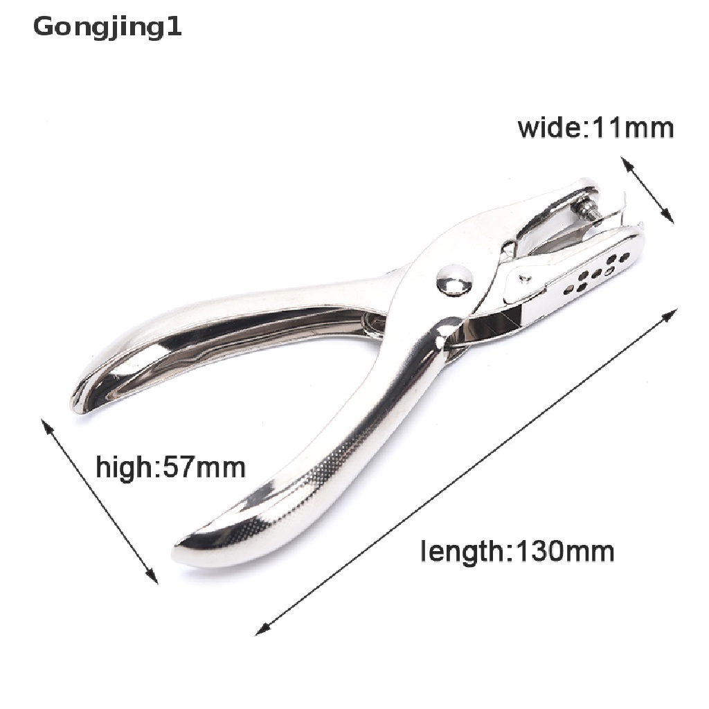 Gongjing1 Alat Pembolong Kertas Satu Lubang Ukuran 3mm Untuk Kerajinan Tangan DIY