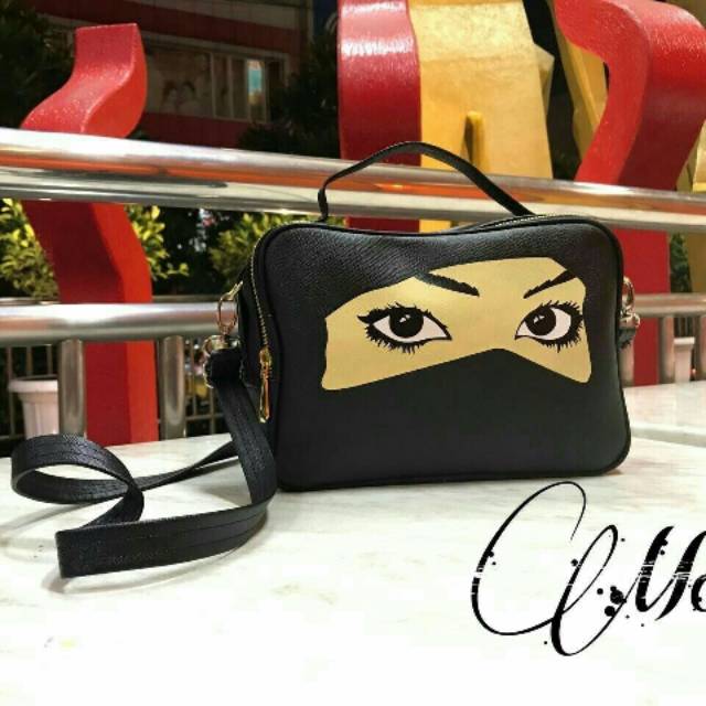 SELEMPANG FATIMAH KOTAK / TAS NIQAB / TAS NIQOB / TAS MUSLIMAH