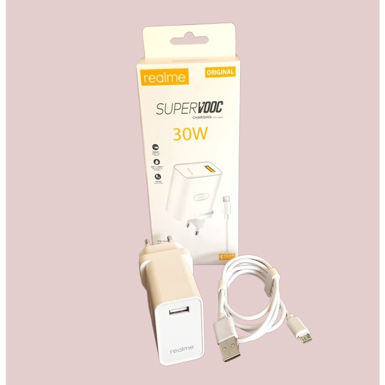 TRAVEL CHARGER / TC BRANDED W80 QUICK CHARGER REALME 30W