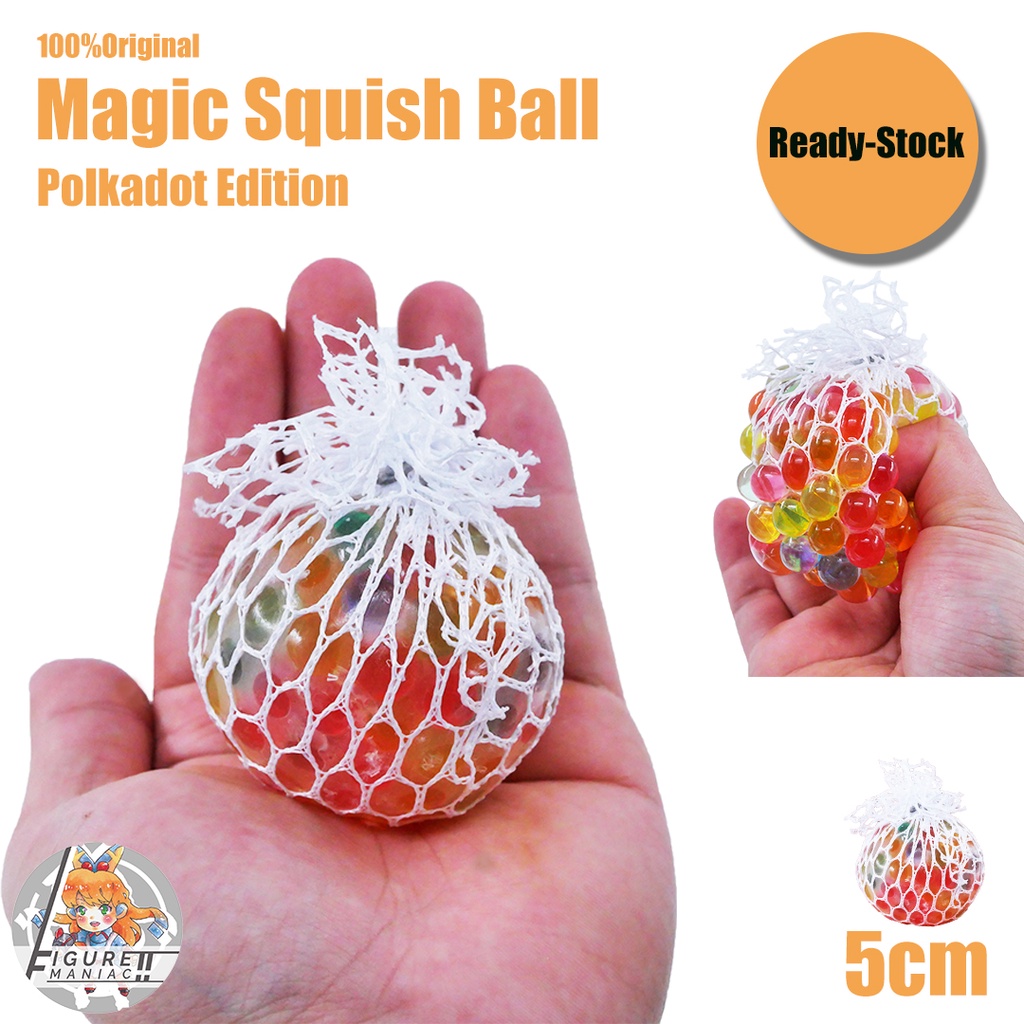 Mainan Anak - Magic Squishy Ball Polkadot Edition 5 Cm