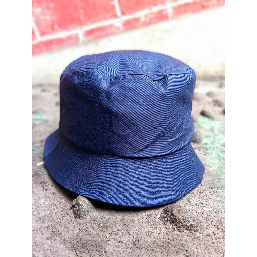 Bucket hat polos/keren/murah/bucket Hat Polos murah AOS