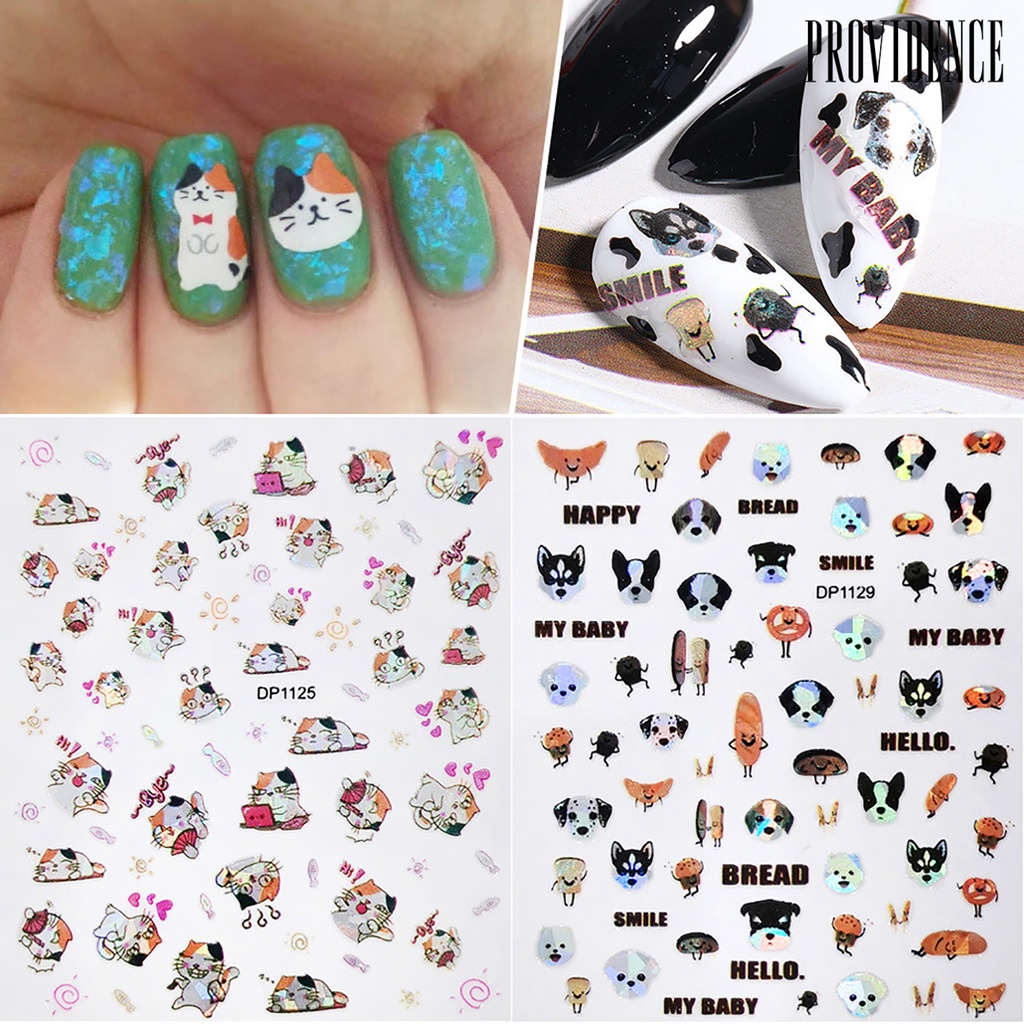 Providence Nail Sticker Beautiful Romantic 3D Adhesive Decal for Beauty Salon