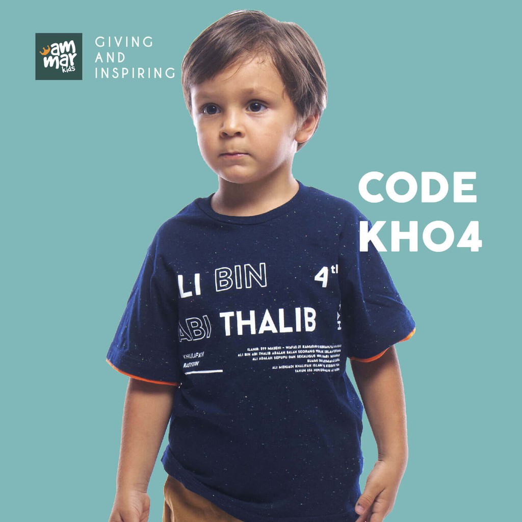 eStore - Kaos Anak Seri Khalifah Ali Ammar Kids - KH 04 B