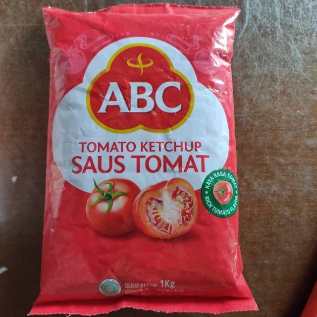 

Saus tomat abc kemasan 1kg