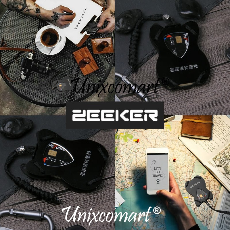 ZEEKER Guitar Dompet Kartu Tempat ATM Smart Wallet Card Holder RFID