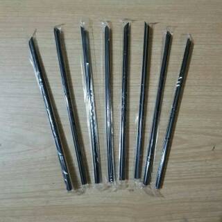 Jual SEDOTAN HITAM BUNGKUS PLASTIK/SEDOTAN HITAM STERIL/SEDOTAN HITAM