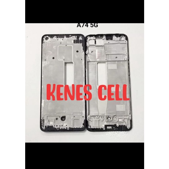 frame LCD tatakan LCD tulang tengah Oppo A74 5G original