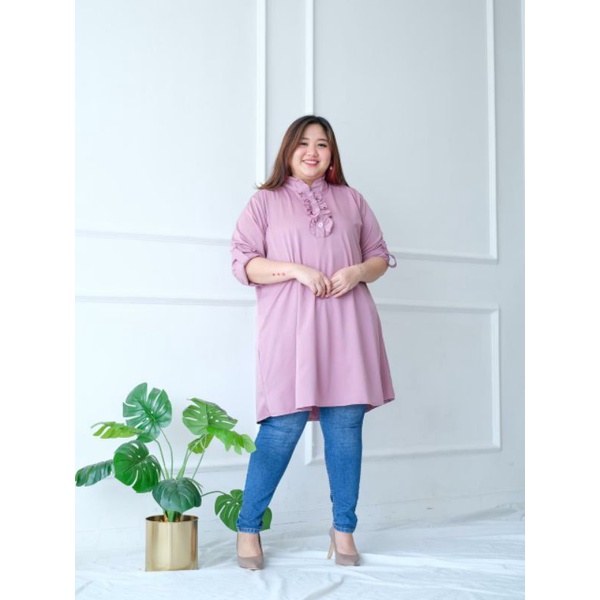 Long tunik jumbo ld 130 cm bigsize