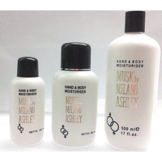 Musk Hand Body Lotion by Milano Ashley 500 ML