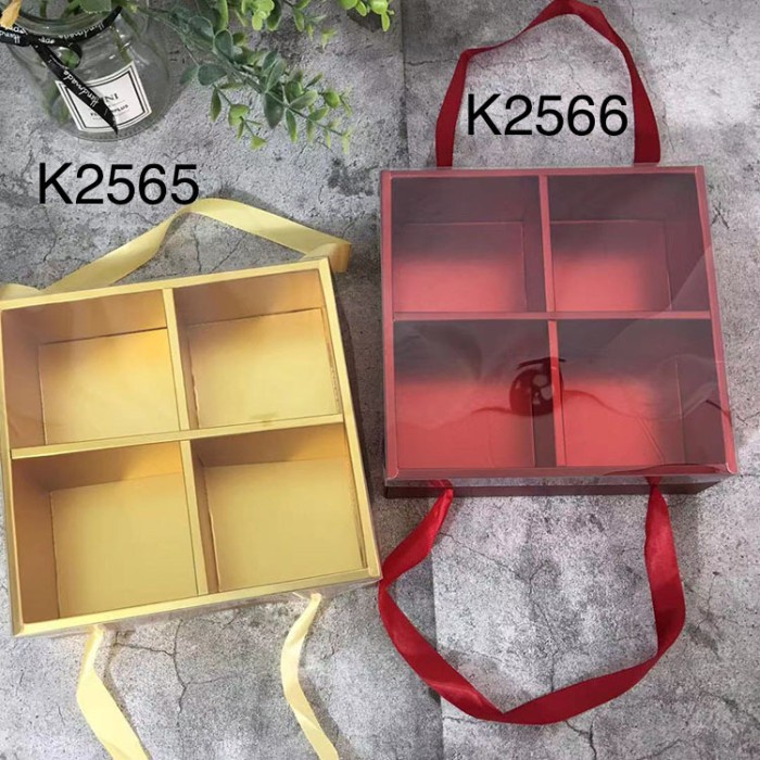 

K2565/ K2566 Kotak Sekat 4 K94 Cookies, Bolu, Puding K33/ K77/ K25