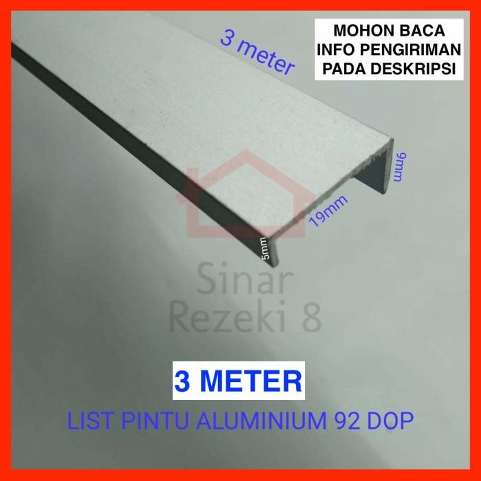 Lis Pintu Aluminium 92 Edging Dop Frame Handle Lemari Profil Tarikan Kualitas Terjamin