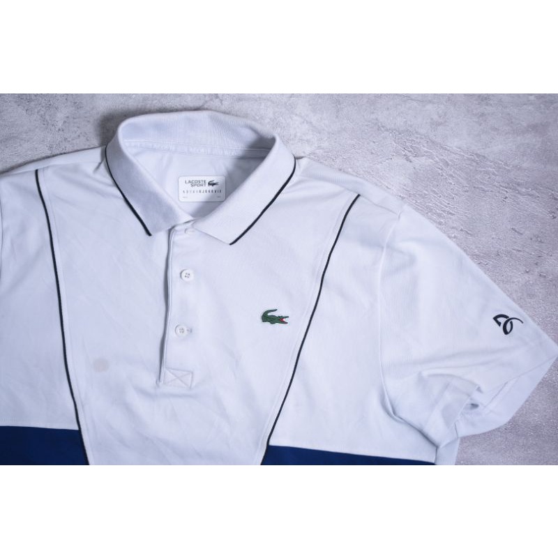 kaos polo lacoste sport original second