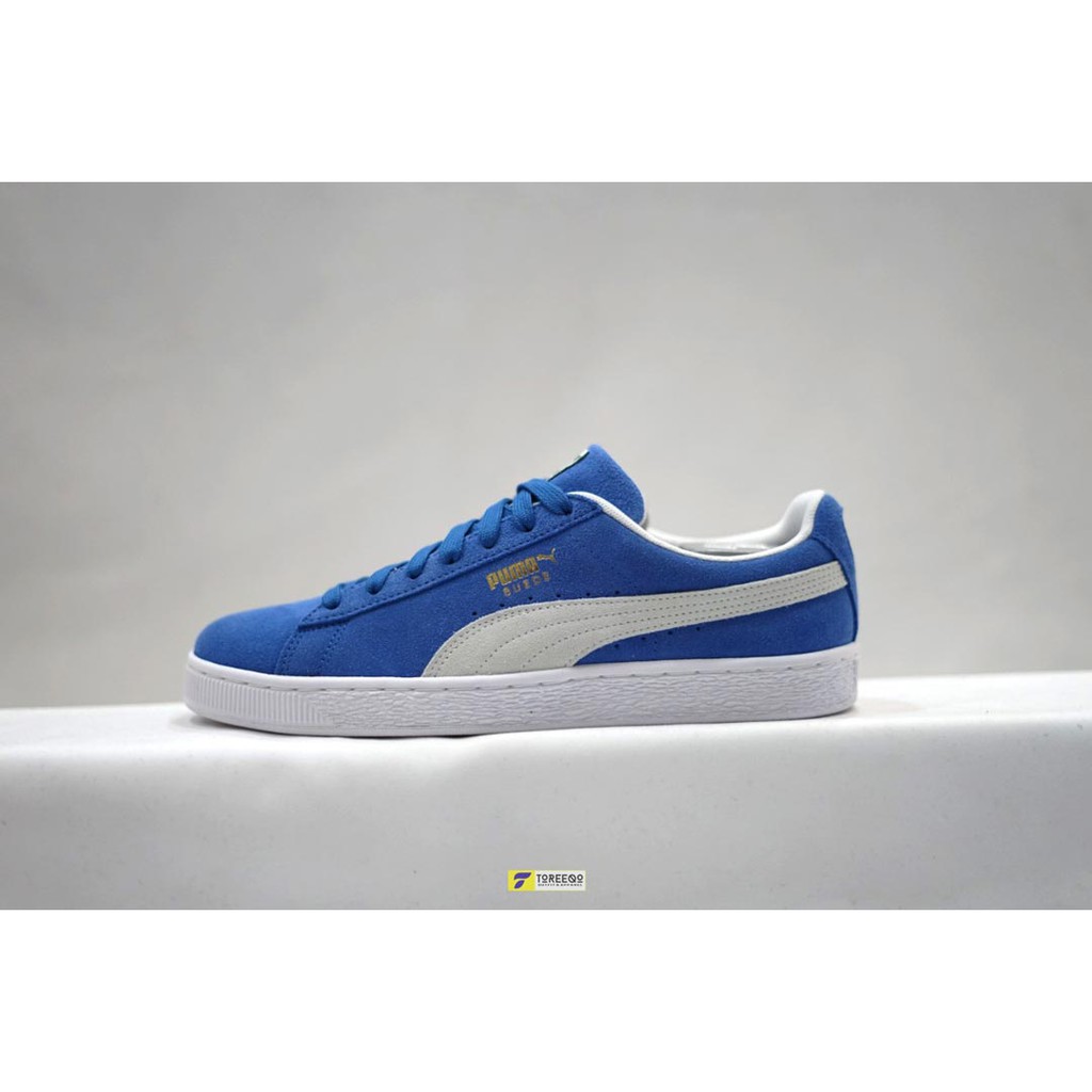 SEPATU PUMA SUEDE CLASSIC BLUE ORIGINAL 100% BNIB