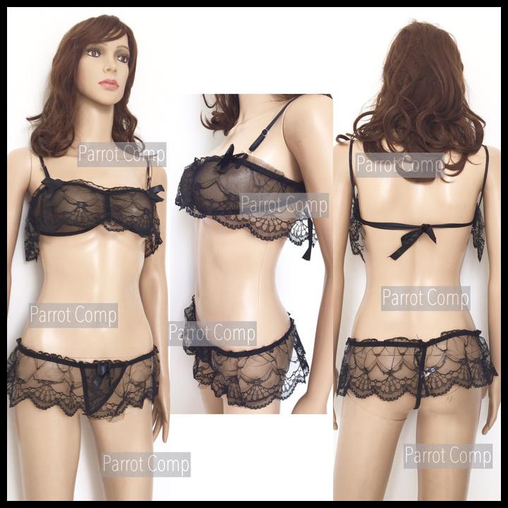 Bra Set Bh Cd Gstring Lingerie Seserahan Pernikahan Cewek Seksi Braset