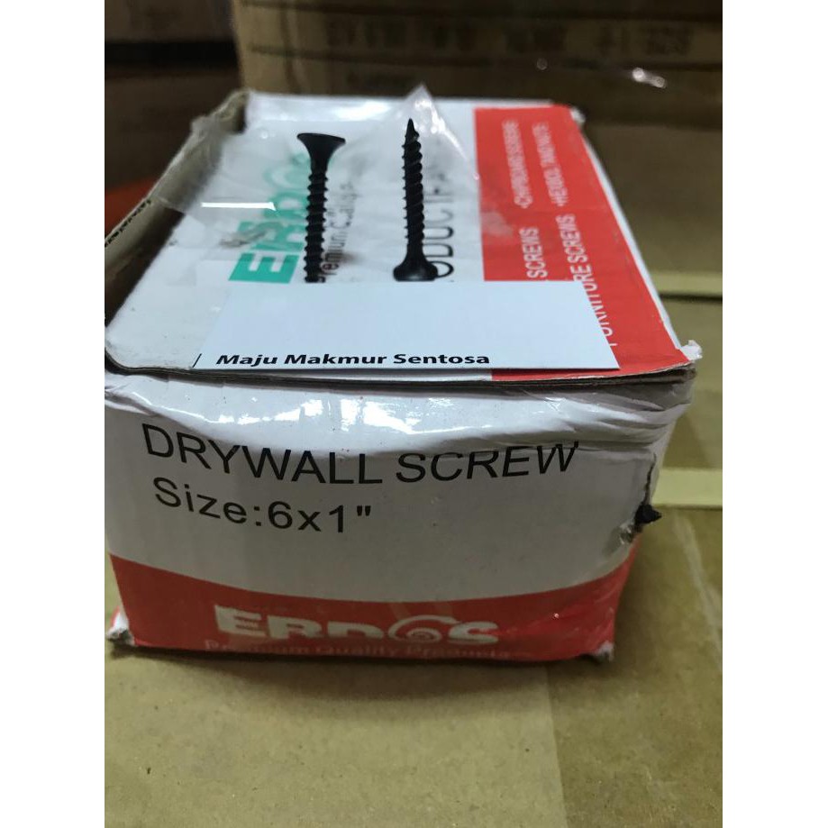 READY STOK SEKRUP GIPSUM ERDOS/GYPSUM/DRYWALL SCREWW/SKRUP GIPSUM 6 X 1