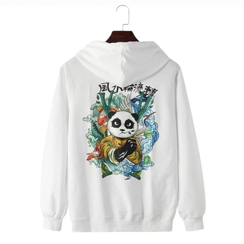 Jaket Hoodie Pria Wanita Panda Japan