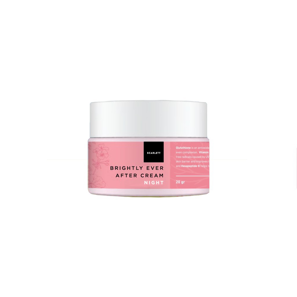 BEST SELLER!! SCARLETT BRIGHTLY EVER AFTER DAY CREAM / NIght CREAM/ Acne Day Cream/ Acne Night