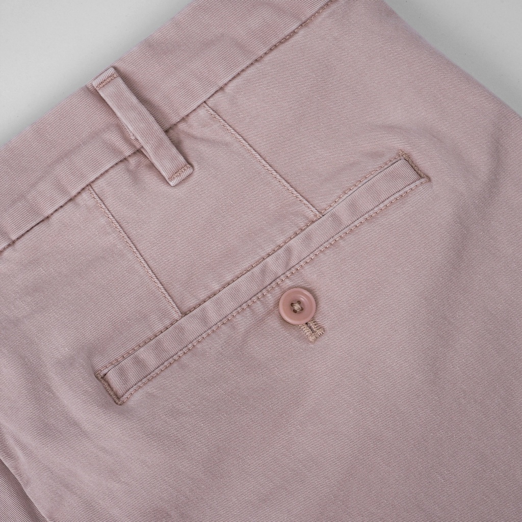 Celana Chino Pria UNQL Long Chinos Stretch Super Slim Peach