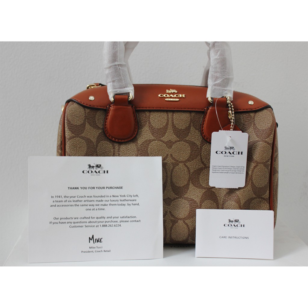 TAS COACH MINI BENNETT SIGN SIDDLE HIGH QUALITY