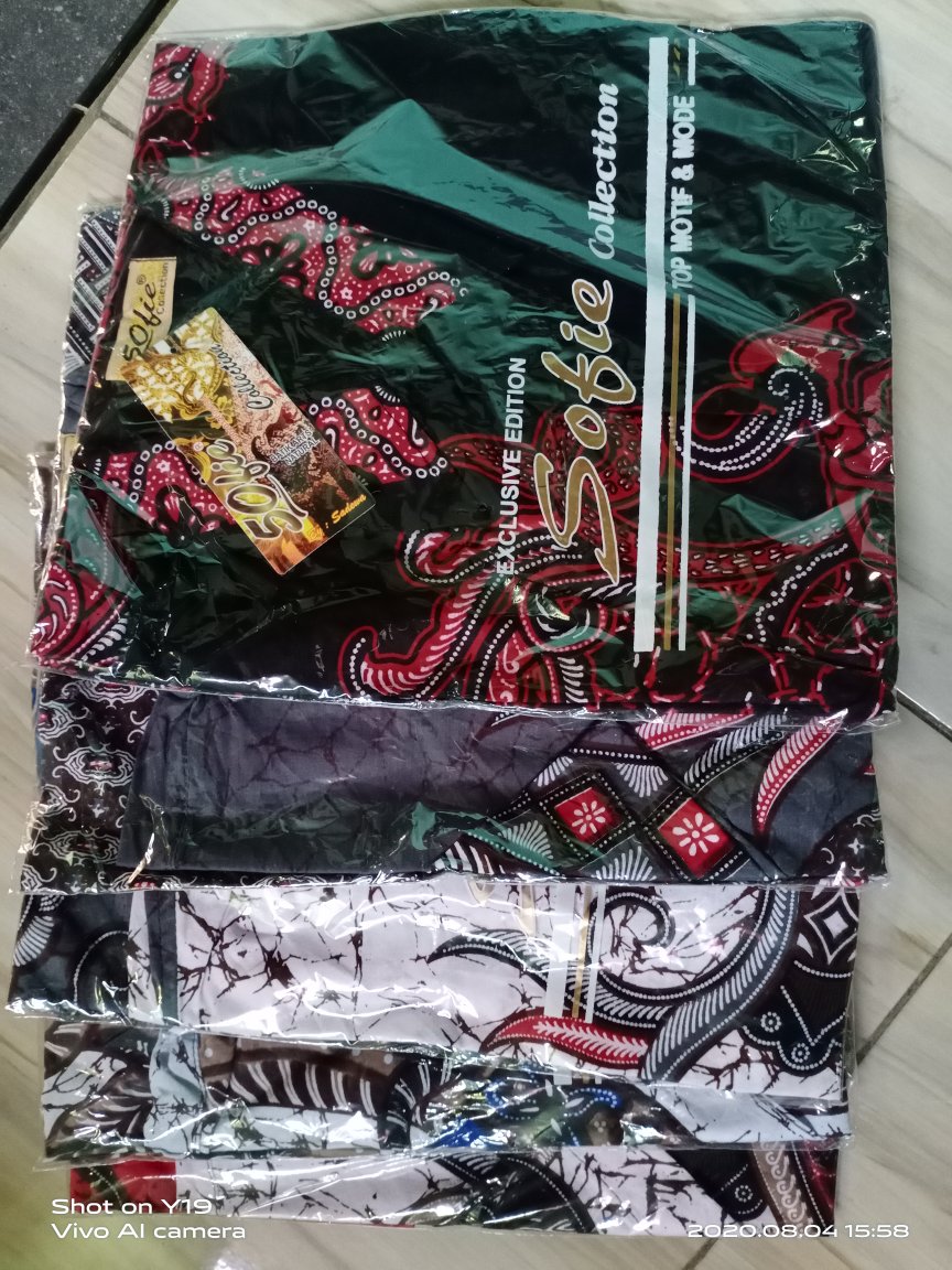 Kemeja Hem Batik Pria|batik Pria Atasan Batik|atasan Lengan Pendek|baju Batik Lengan Pendek