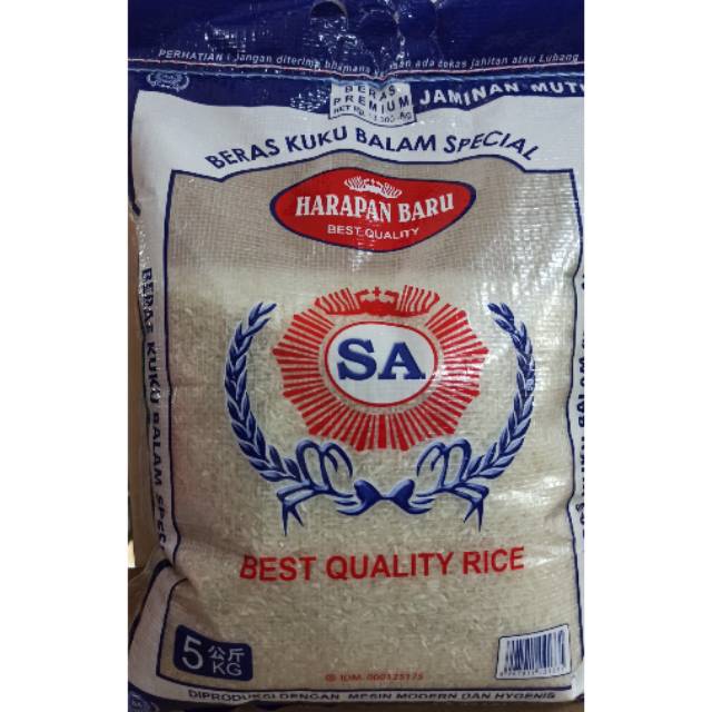

Beras SA Kuku Balam Biru 5 Kg