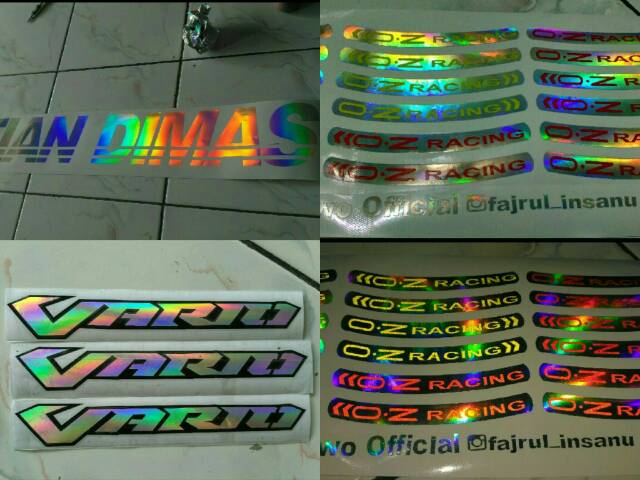 Custom Cutting Sticker - Bikin stiker custom suka suka murah