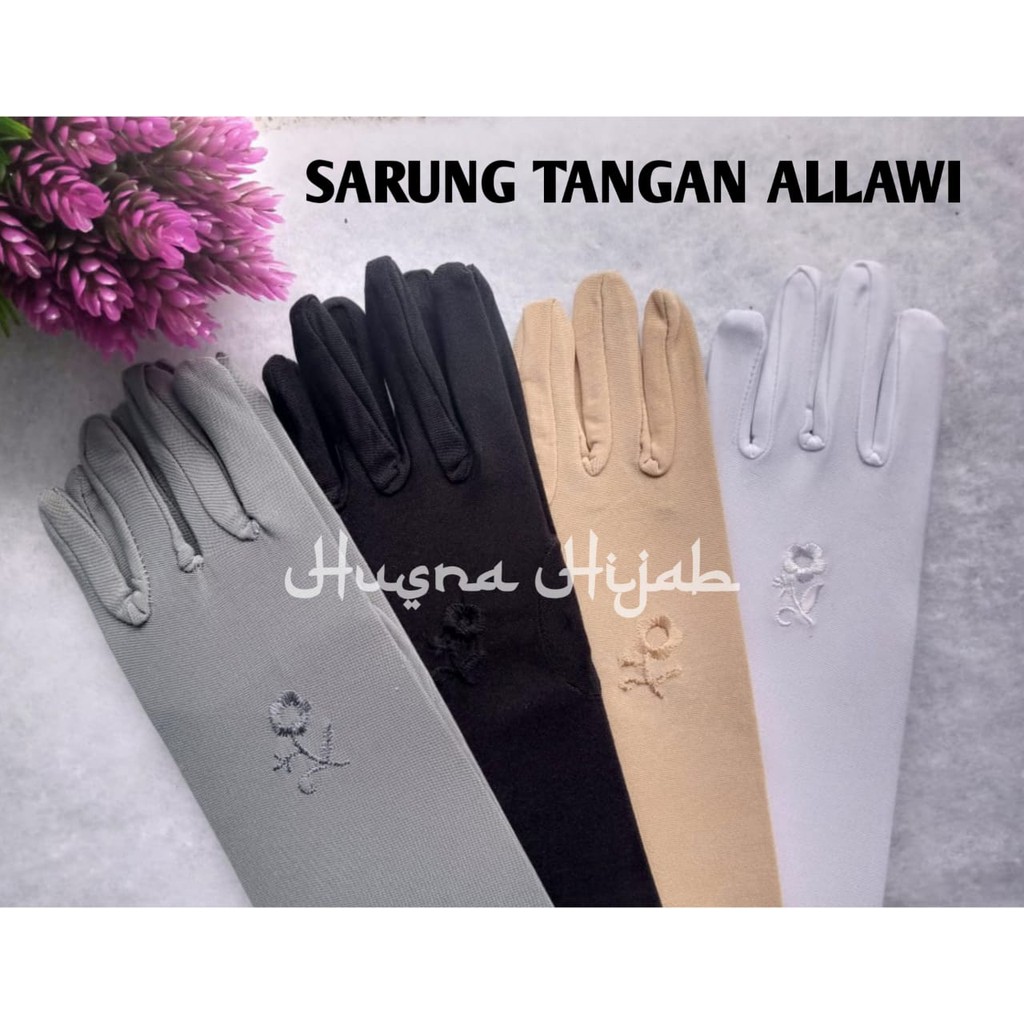 [HUSNA HIJAB] Sarung Tangan Allawi Isi 1 Lusin (12 Pcs) / Grosir Sarung Tangan