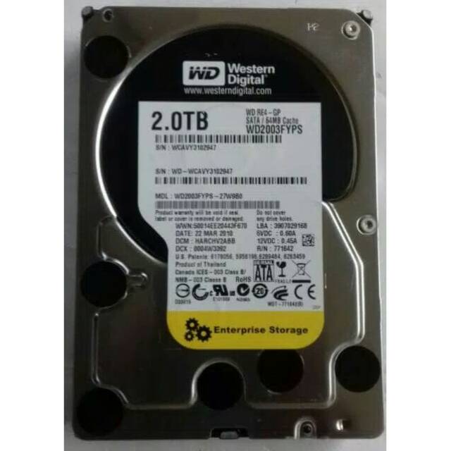 Hardisk wdc 2 tb wd black