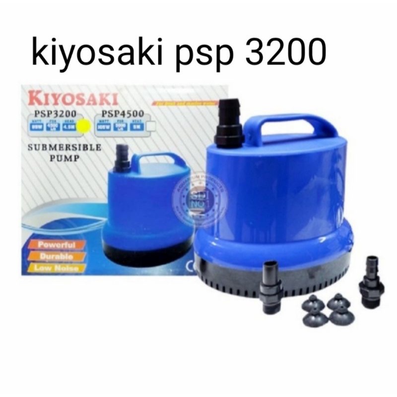 kiyosaki psp 3200 power head pompa celup kolam ikan hidrofonik