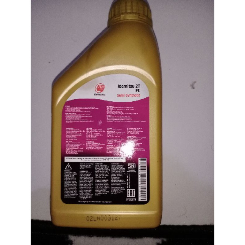 oli idemitsu 2T 800ml for satria/ninja/Vespa dll