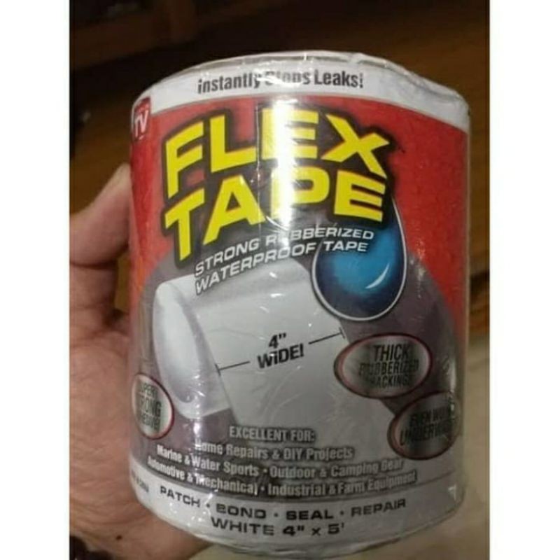 

Flek Tape 4"/ isolasi ajaib super waterproof/ lem kran selotip kuat