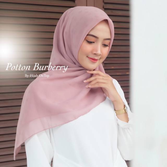 HIJAB POTTON BURBERRY/POTTON MURAH/SEGI EMPAT FINE BURBERRY/VANILLA HIJAB/SEGIEMPAT LEBAR