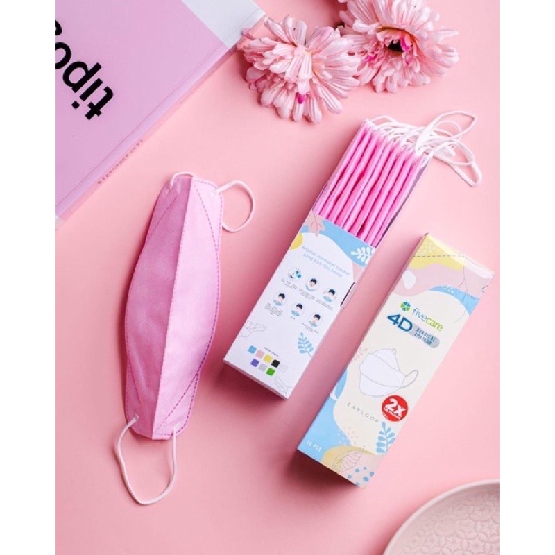 Masker Fivecare Pink Earloop