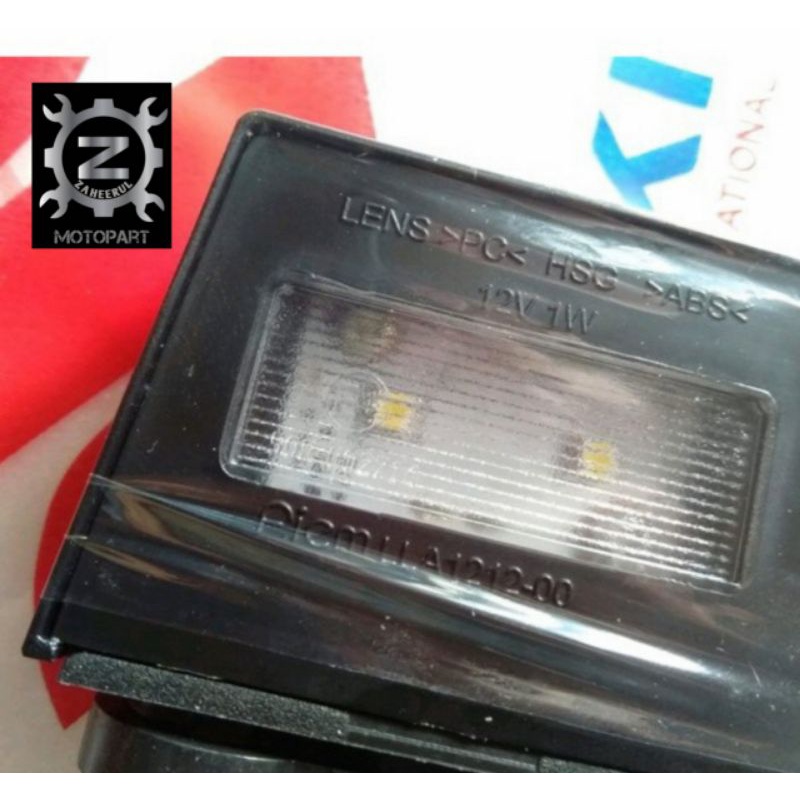 lampu LED plat no Suzuki GSX 150 ori lampu plat no Suzuki GSX