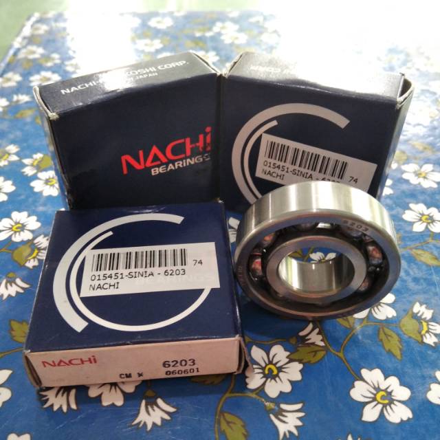 Bearings / laker 6203 nachi 1pcs